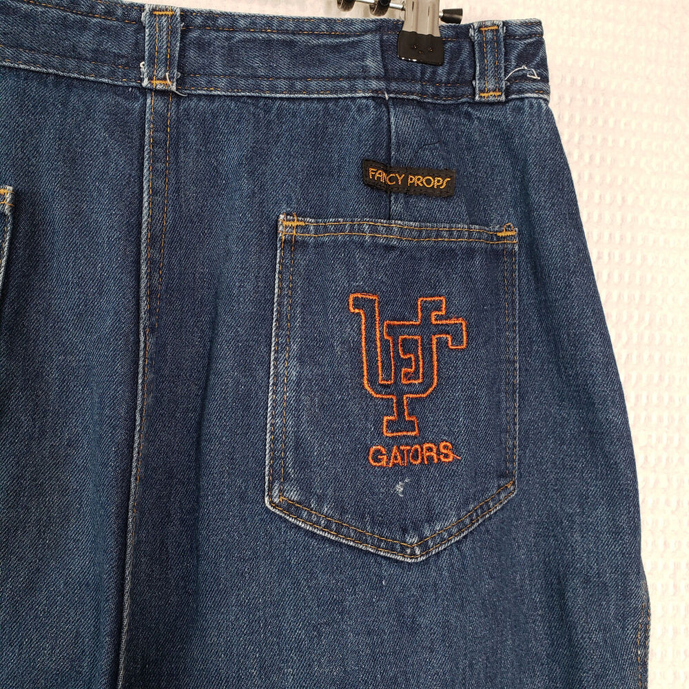 Vintage Florida Gators Jeans Womens 30x32 Straight Leg Denim NCAA Logo Gameday